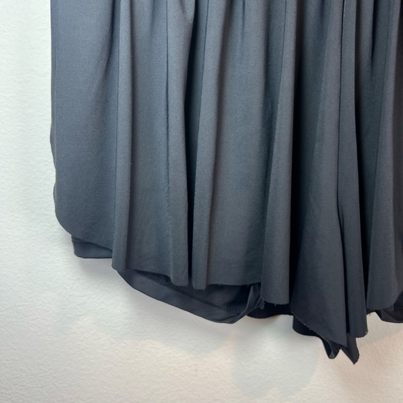 Luogongzi Women's 2 in 1 Flowy Running Shorts Black Pull On Stretch Gym Sz Large - Picture 3 of 11